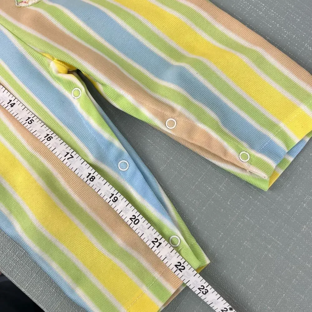 Vintage Tiny Tots Original Striped Giraffe Coverall